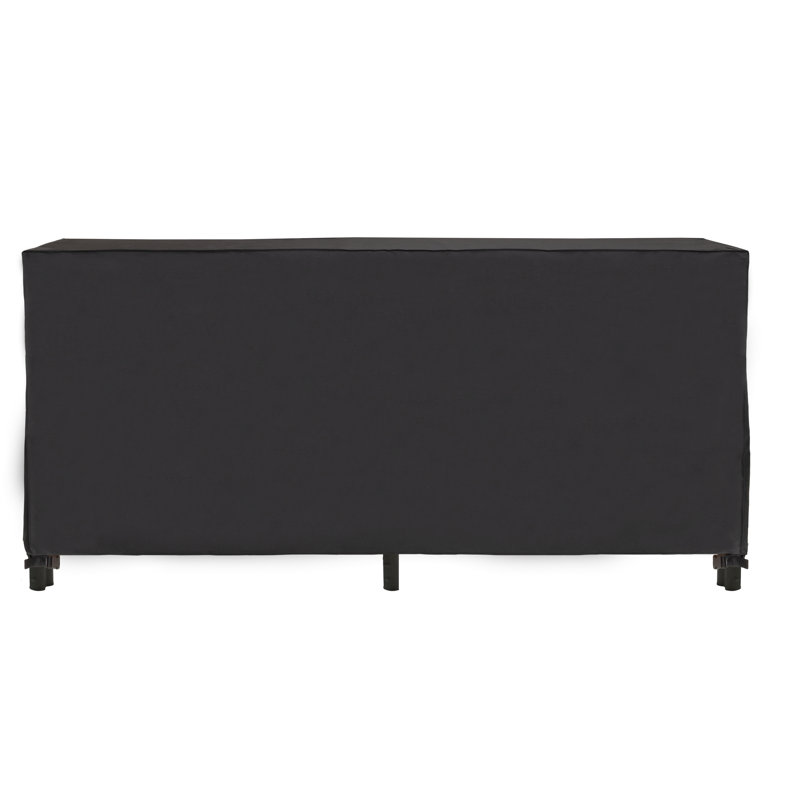 Modern Leisure Monterey 8ft Log Rack Cover, 96"L x 24"W x 42"H, Black, 42" H x 24" W x 96" L