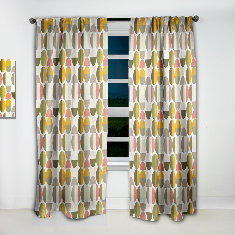 Rideau en lin / polyester Norco, L 52 po x L 120 po