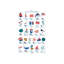 Nautical Alphabet - impression d'art graphique-52838530-52838531-52838532