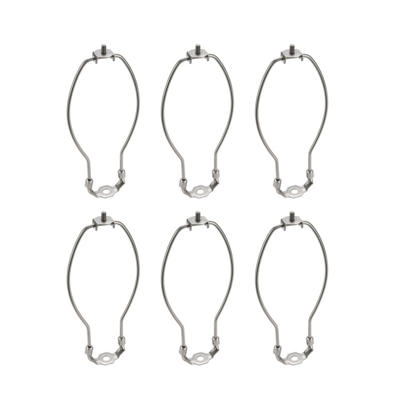 Faîteau de lampe, H 9,5 po x l 5,5 po x P 0,8 po, Nickel satiné