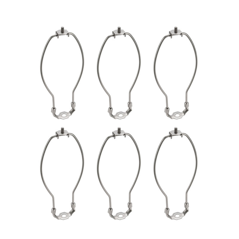 Lamp Finial, 9.5" H x 5.5" W x 0.8" D, Satin Nickel