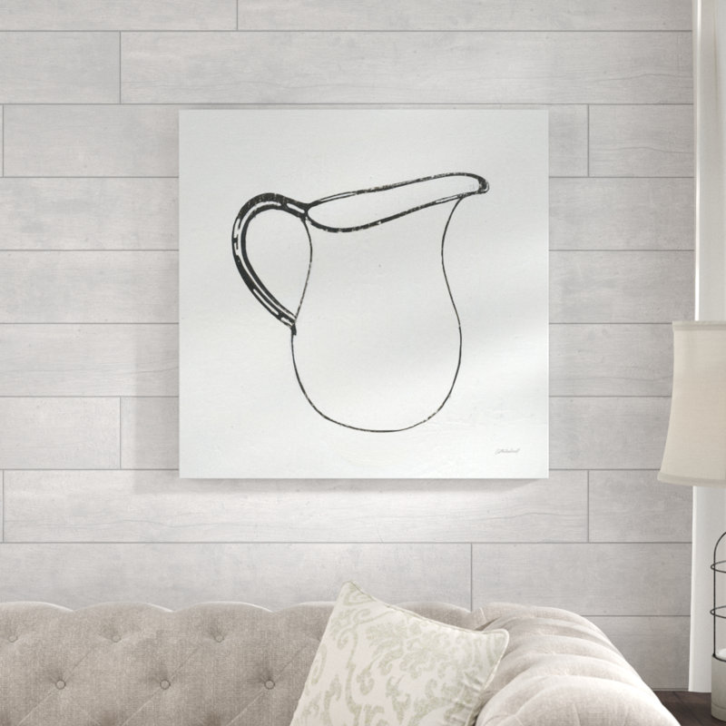 Retro Pitcher by Kathrine Lovell - Wrapped Canvas Print, 76cm H x 76cm W
