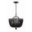 Conway Wrought Iron 4-Light Chandelier-611310967