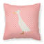 Coussin extérieur carré à damier de canard-23813586-48711033