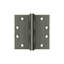 Deltana S45BBU15 4-1/2" x 4-1/2" Square Hinge, HD, Ball Bearings in Brushed Nickel Pair-735356900