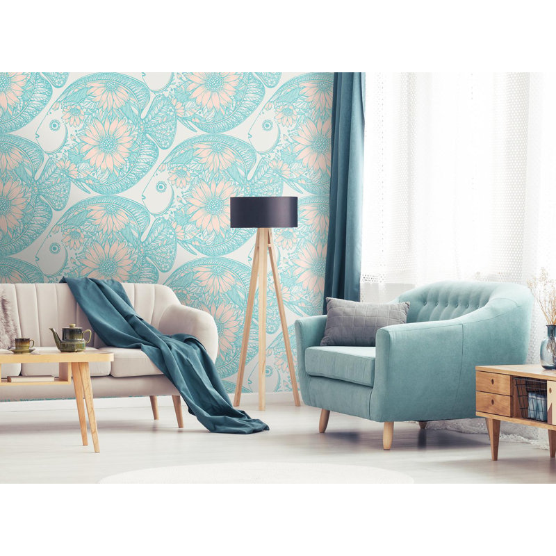 Bullins Matte Wall Mural, 200cm W x 200cm L