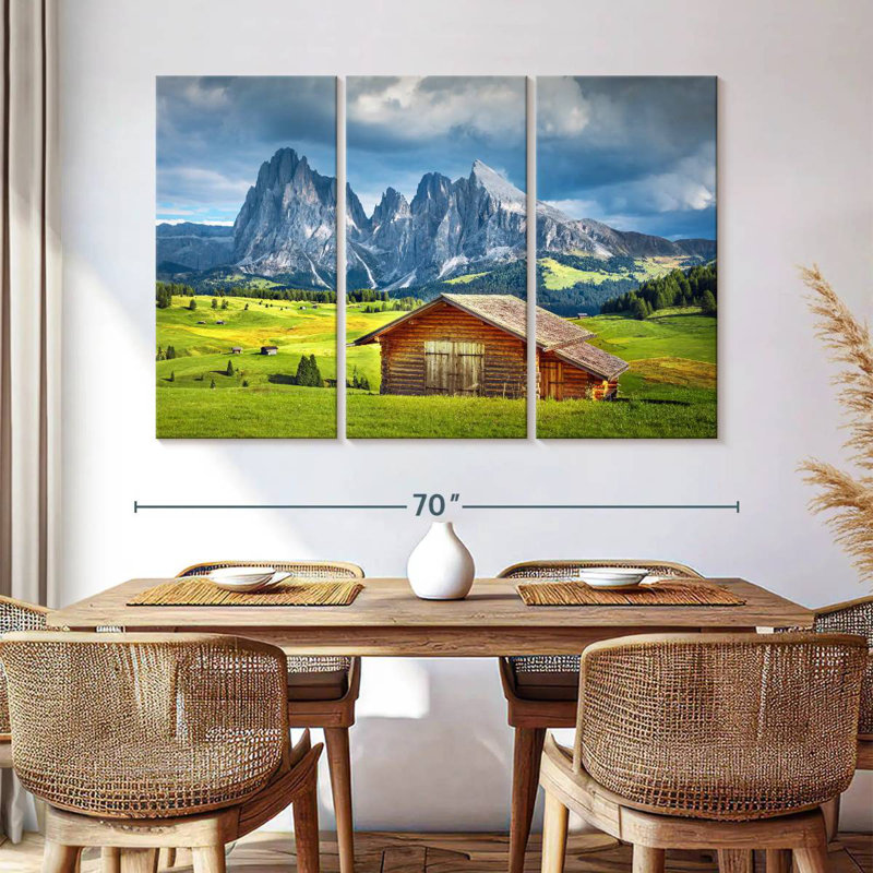 Alvord Alpe Di Siusi Chalet, 42" H x 65" W
