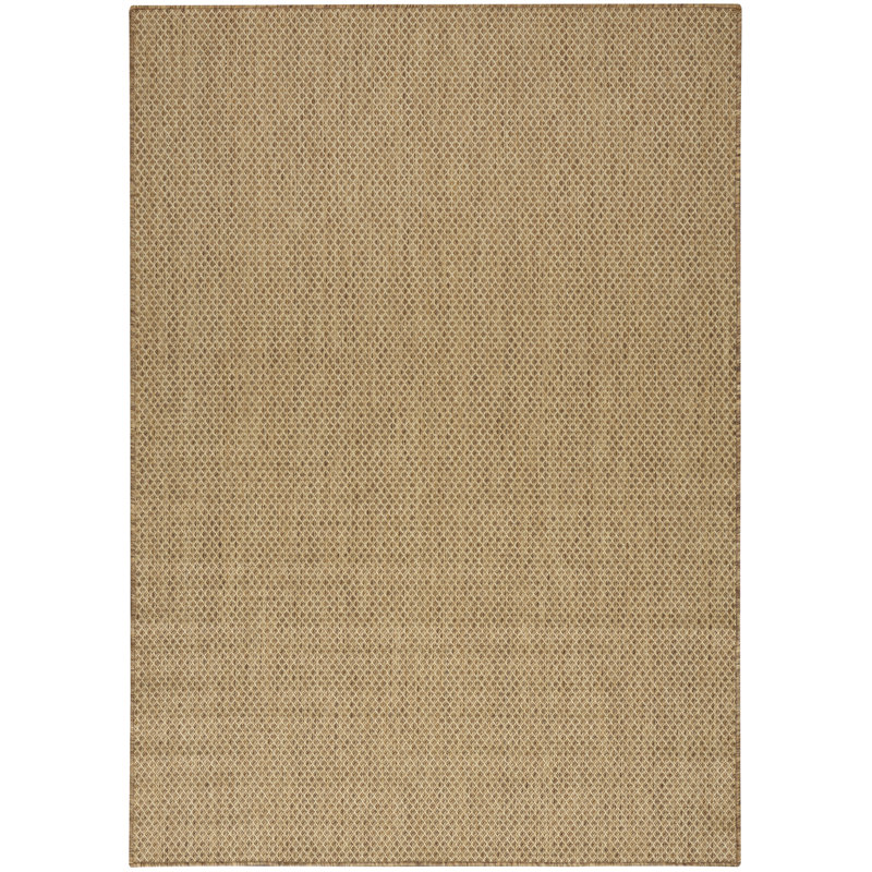 Hartigan Jute Modern Indoor/Outdoor Rug, Rectangle 5' x 7'