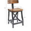 Tabouret de bar avec dossier