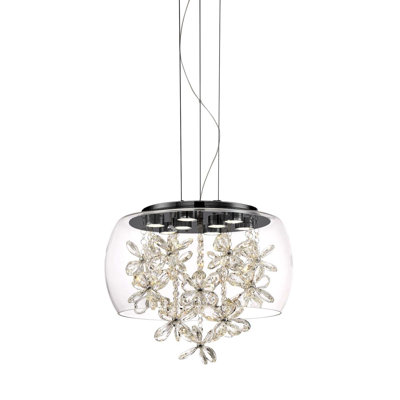 Lustre géométrique à 8 lumières DEL Destiny