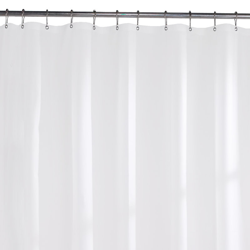 Doublure de rideau de douche Brosnan PEVA, Blanc, l 70 po x L 72 po