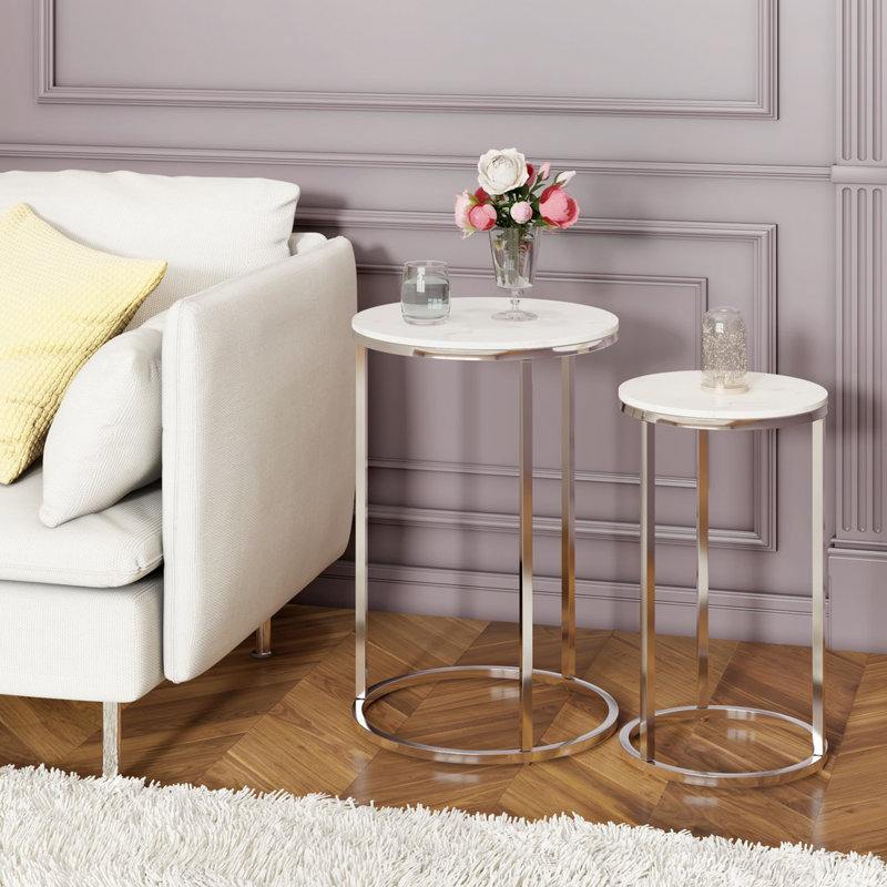 Faolan Frame Coffee Table, White