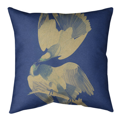 Housse et insert de coussin carré John John Audubon Caracara