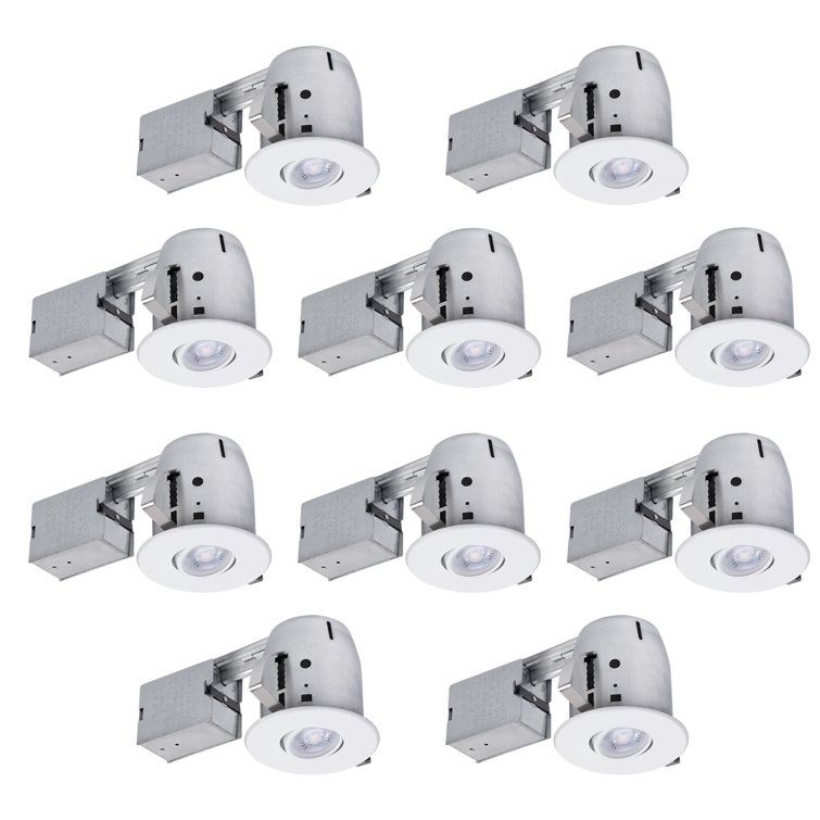 4'' Dimmable IC Rated Recessed Lighting Kit