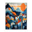 Jantarpa - Horloge murale abstraite Mid-Century-1394057962