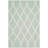 Krystyna Geometric Handmade Tufted Wool Mint Area Rug-21773925