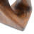 Twist Shape Side Table, Wood-Like Texture-1650353347