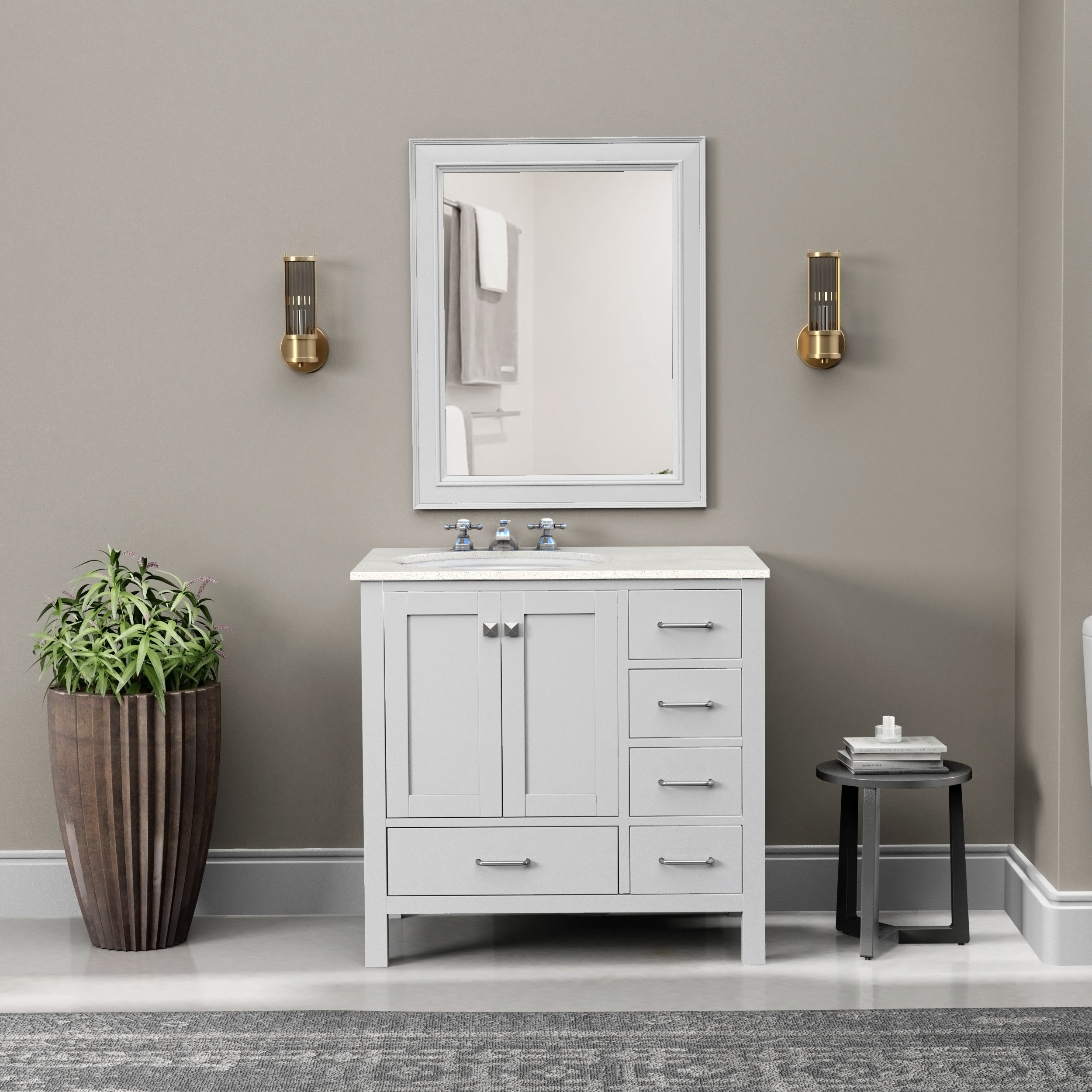 Solid Wood Bathroom Vanities