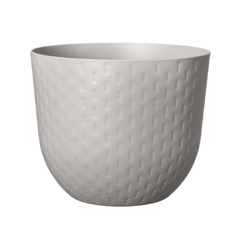 Plant Pot, Onyx Black, 38.4 x 46.5 x 46.5