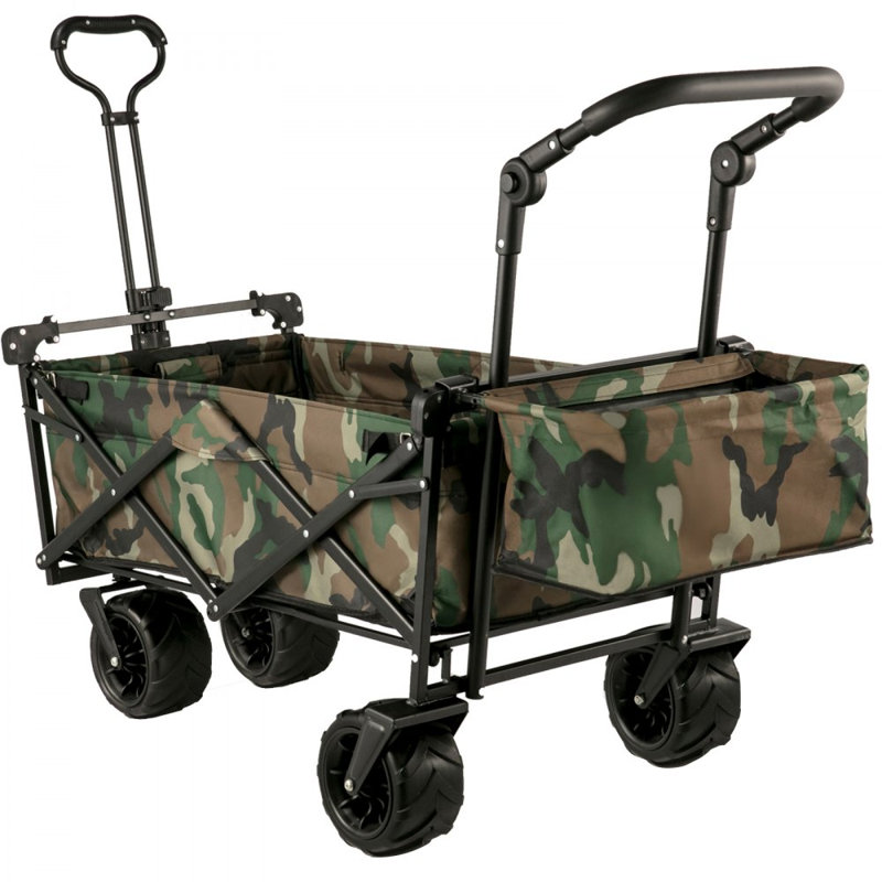 Chariot pliant pliable avec auvent amovible, pliable robuste