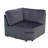 Soren Dark Grey Flannel Sectioanal 8-Piece Living Room Sofa Set-449806178