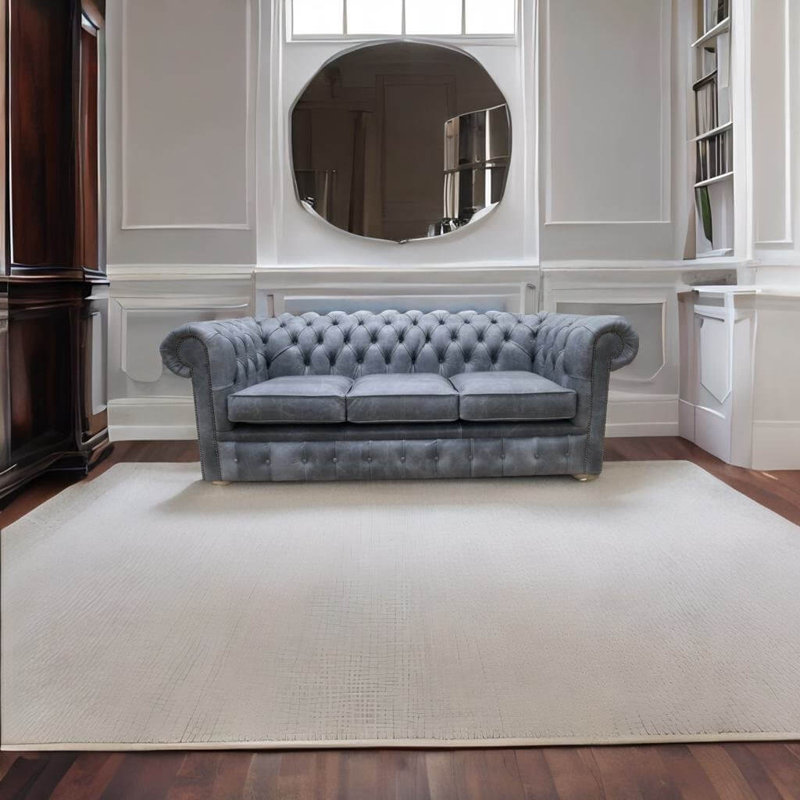 3 Seater Sofa, Cracked Wax Ash