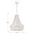 Corinne 6 Light Matte White Chandelier