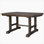 Table de salle à manger extensible de 60 à 78 po, table de cuisine en bois de ferme avec rallonge amovible, grande table extensible pour 4 à 8 personnes
