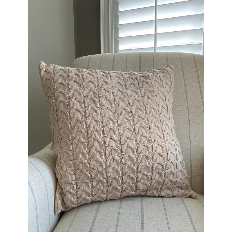  Housse de coussin en acrylique, Beige
