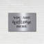 «You Are Welcome Here» par Imperfect Dust, art mural en métal-818662772