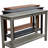 Eucalyptus Console Table, Silver Gray