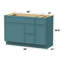 Base de meuble-lavabo simple 48 po seulement-97571438