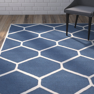 Cambridge Hand Tufted Wool Geometric Rug