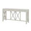 Console avec 4 tiroirs spacieux et rangement ouvert-120317324