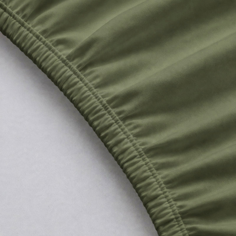 6-Piece Premium Deep Pockets Microfiber Sheet Set, California King, Olive