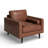 Arlo 38.6" Top Grain Leather Chair-75679916