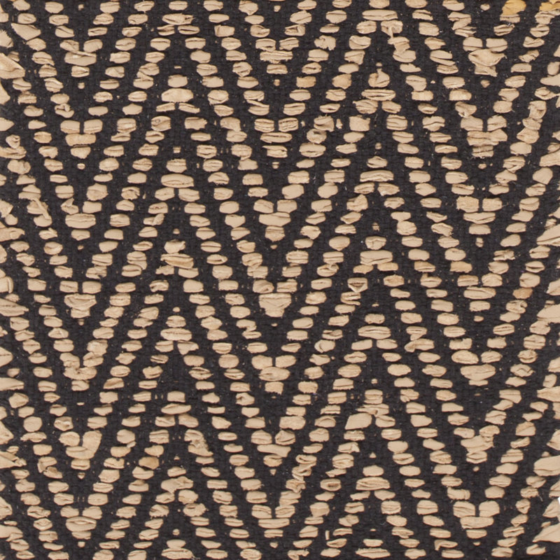 Leather Chevron Rug, 7'9" x 10'6"
