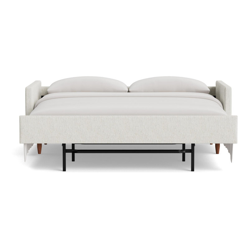Skinny Fat Sofa Bed, Performance Weave - Snow