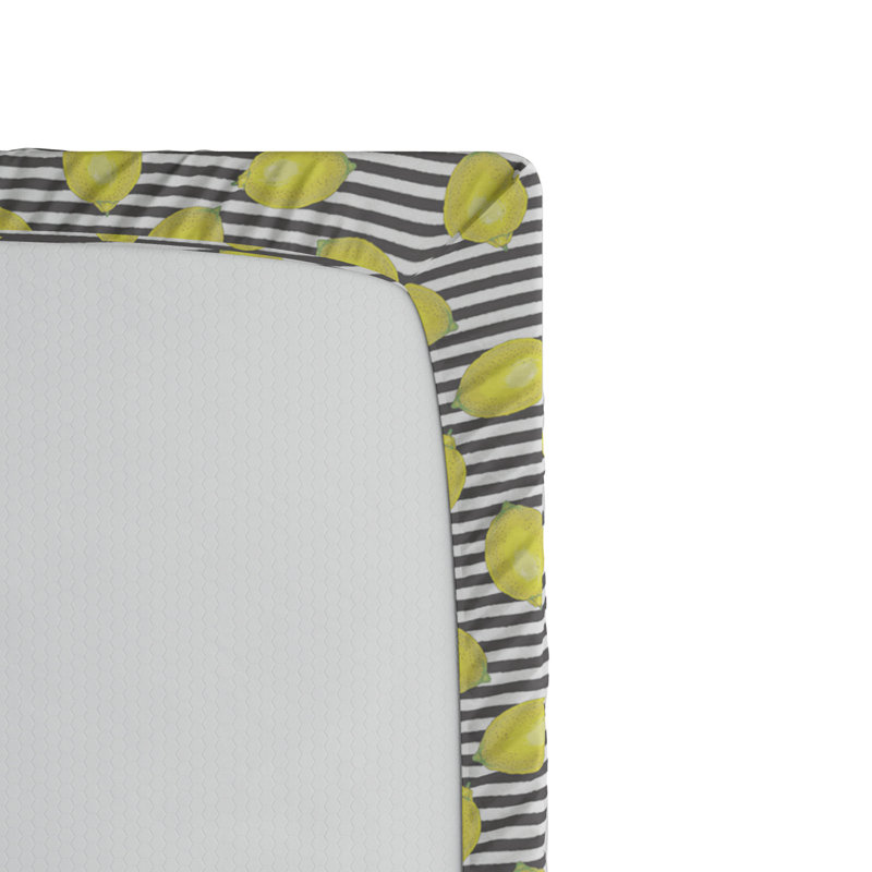 Microfiber Striped Fitted Sheet, Twin XL Fitted Sheet