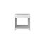 Grande table de chevet minimaliste avec tablette ouverte 16,5 po Chroma-114705493