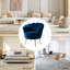 Fauteuil demi-tonneau en velours 30 po Hendrix-2112625220