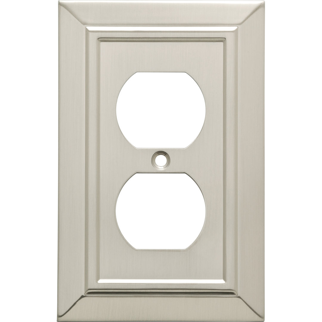 Classic Architecture 1-Gang Duplex Outlet Wall Plate Franklin Brass 