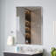 Miroir de salle de bain au design épuré et moderne pour une réflexion et une durabilité accrues.-784888841-784888838