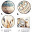«Blue Brown Native Art Pottery Serenity - Boho Pottery», ensemble de reproductions d'art mural-107182021-107182020