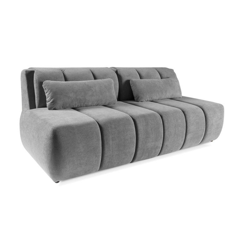 Deri sofa, 3-seater., Grey