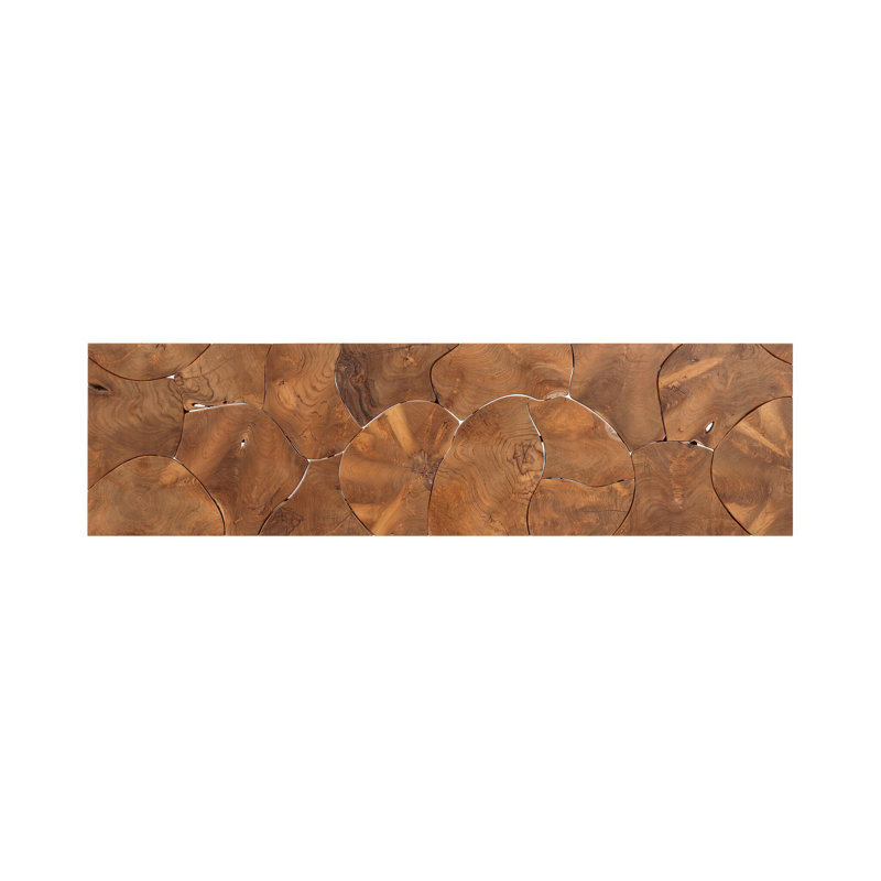 Tomlin Outdoor Teak Coffee Table, Teak Root
