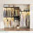 Seward  62-96 Inch Hanging Closet System With Hanging Rod (Can Be Cut to Fit)-1918371397