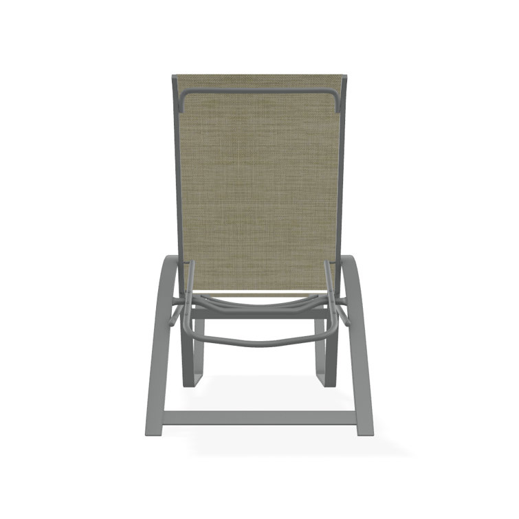 Holna Outdoor Rust-Resistant Metal Chaise Lounge