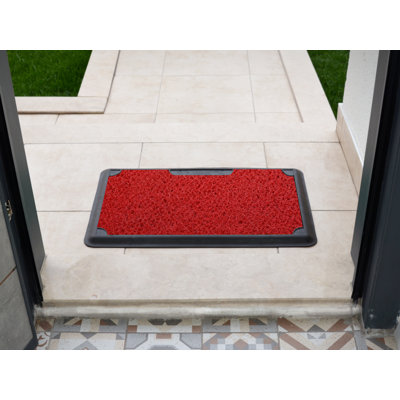 Tapis d'entrée antidérapant 28 po x 18 po
