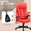 Chaise de bureau en cuir Pu